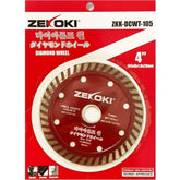 Zekoki ZKK-DCWT-105 Diamond Cut Off Wheel 4" Turbo - KHM Megatools Corp.